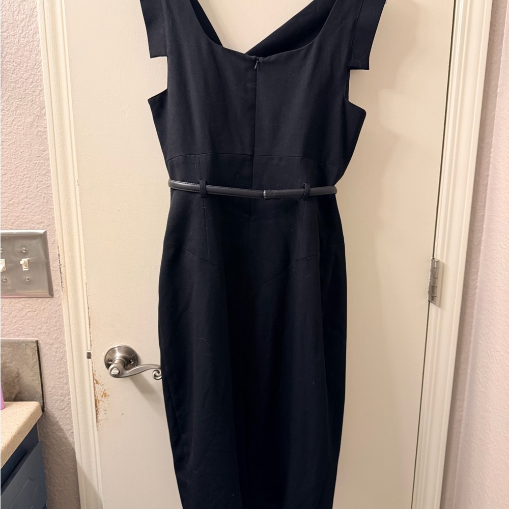 Black Halo Classic Jackie O Black Dress 10 - Picture 8 of 12